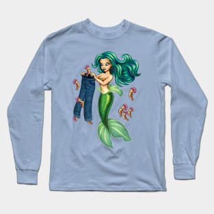 Mermaid Pants Long Sleeve T-Shirt